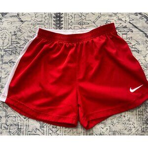 Nike Dri-Fit Red Athletic Shorts Womens Small Breathable Running Vented